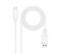 Nanocable 10.01.4001-L150-W câble USB USB 3.2 Gen 2 (3.1 Gen 2) 1,5 m USB C USB A Blanc