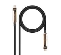 NANOCABLE 10.01.4610 - Câble USB 3.2 Gen2x1 AOC, 60W 3A PD, 10Gbps, 8K@60Hz, USB-C M/M, 10m, Noir