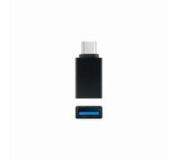 Nanocable 10.02.0010 - Adaptateur USB-C vers USB 3.1, USB-C/M-USB-A/H, Aluminium, Noir