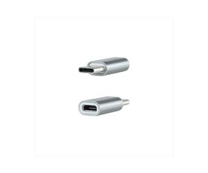 Nanocable 10.02.0011 Adaptateur USB-C Mâle vers Micro USB Femelle Gris - Connecteurs Droit, Spécifications Techniques Complètes