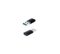 Nanocable 10.02.0012 changeur de genre de câble USB C USB A Noir