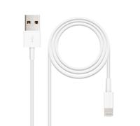 Nanocable 10.10.0400 câble Lightning 0,5 m Blanc