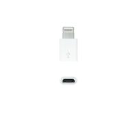 Nanocable 10.10.4100 changeur de genre de câble Lightning Micro USB Blanc