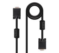 Nanocable Câble SVGA 10.15.0102, mâle-mâle, ferrite, 2048x1536, Noir, 2 m