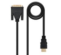 Nanocable 10.15.0502 câble vidéo et adaptateur 1,8 m DVI HDMI Noir