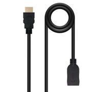 NANOCABLE 10.15.1013 - Câble prolongateur HDM 2.0 High Speed, A/M-A/H, noir, 3 m