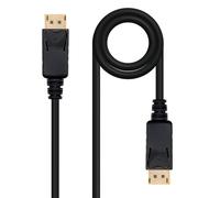 Nanocable 10.15.2300 câble DisplayPort 0,5 m Noir