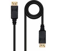 Nanocable 10.15.2303 - Displayport Cable, Dp / M-Dp / M, Male 20 Pins, Black