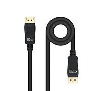 Nanocable Câble DisplayPort 10.15.2501-L150 – DisplayPort 1.4 certifié VESA, 8K@60Hz, noir 1,5 m