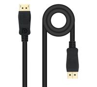 Nanocable 10.15.2600 câble DisplayPort 0,5 m Noir