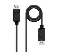 Câble Displayport 1.2 CCS DP/M-DP/M - Longueur 1,5 m - Prend en charge les résolutions vidéo jusqu'à 4K - Couleur Noir