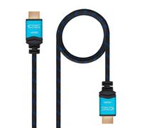 Câble hdmi tooq 10. 15. 37 v2. 0 noir bleu