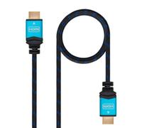 Nanocable 10.15.3705 - Câble Hdmi V2.0 haute vitesse avec Ethernet, 4k jusqu'à 60 Hz