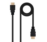 Nanocable Câble HDMI 10.15.3802 – HDMI 2.0 4K@60Hz 18 Gbps A/M-A/M, 2 m, Noir