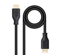 Nanocable Câble HDMI 10.15.3901 V2.0 4K@60Hz 18Gbps Type A mâle–Type A mâle CCS 1 m Noir