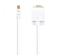 Nanocable 10.15.4102 câble vidéo et adaptateur 2 m Mini DisplayPort VGA (D-Sub) Blanc