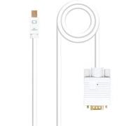 Nanocable 10.15.4105 câble vidéo et adaptateur 5 m Mini DisplayPort HDMI Type A (Standard) Blanc