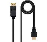 Nanocable 10.15.4303 Video Cable Adapter 3 M Displayport Hdmi Type A Standard Black