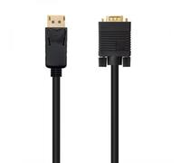 Nanocable 10.15.4402 câble vidéo et adaptateur 2 m DisplayPort VGA (D-Sub) Noir