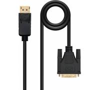 NANOCABLE 10.15.4501 - Câble convertisseur Displayport vers DVI, Displayport/mâle - DVI/mâle, noir, 1 m