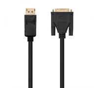 Nanocable 10.15.4503 câble vidéo et adaptateur 3 m DisplayPort DVI Noir