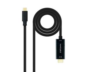 Nanocable 10.15.5135 câble vidéo et adaptateur 5 m USB Type-C HDMI Noir