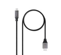 NANOCABLE 10.15.5262 - Câble convertisseur USB-C vers HDMI V2.0 4K, USB-C/M - HDMI/M, Noir 1,8m