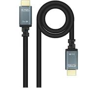 Câble Nanocable Iris 8K HDMI 2.1 M/M 5m (Noir/Gris)