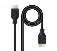 NANOCABLE 10.15.8301 - Câble HDMI V2.1 8K@60Hz 48Gbps CCS, A/M - A/M, Noir, 1 m