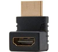 NanoCable 10.16.0011 - Adaptateur HDMI V1.3 coudé, A/H-A/M, Femelle-mâle, Noir Noir
