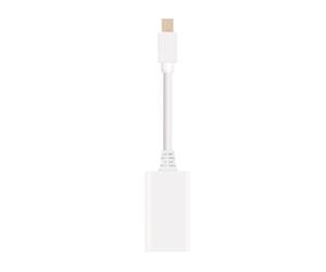 Nanocable 10.16.0102-W câble vidéo et adaptateur Blanc