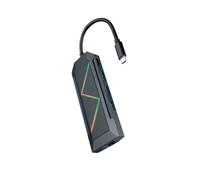 Nanocable 10.16.0801 station d'accueil Avec fil USB 3.2 Gen 1 (3.1 Gen 1) Type-C Noir