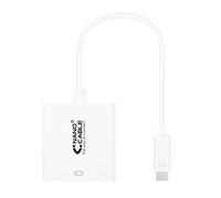 NANOCABLE 10.16.4103 - Convertisseur USB-C en DVI-D 15cm Blanc