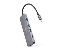 Nanocable 10.16.4409 hub & concentrateur USB 3.2 Gen 1 (3.1 Gen 1) Type-C 5 Mbit/s Gris