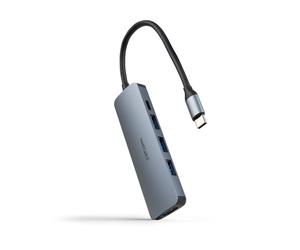 Nanocable 10.16.4605 station d'accueil Avec fil USB 3.2 Gen 1 (3.1 Gen 1) Type-C Gris