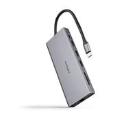Nanocable 10.16.4612 station d'accueil Avec fil USB 3.2 Gen 1 (3.1 Gen 1) Type-C Gris
