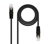 Nanocable 10.20.0100-BK câble de réseau Noir 0,5 m Cat5e U/UTP (UTP)