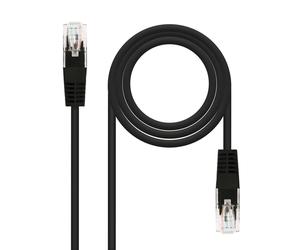 Nanocable 10.20.0100-BK câble de réseau Noir 0,5 m Cat5e U/UTP (UTP)