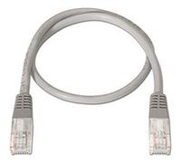 Nanocable 10.20.0100 - Câble de réseau CAT 5e UTP (0,5 m) couleur gris Gris G