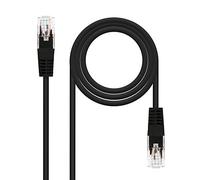 NanoCable 10.20.0110-BK - Câble Ethernet RJ45 Cat.5e UTP AWG24, Noir, 10mts