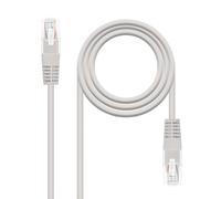 Nanocable Câble Ethernet RJ45 10.20.0110 - Cat.5e UTP AWG24 Gris 10 m