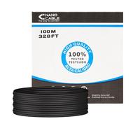 Nanocable 10.20.0502-EXT-BK câble de réseau Noir 100 m Cat6 U/UTP (UTP)