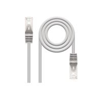 Nanocable 10.20.0801: Câble Réseau 1m Cat6e F/UTP (FTP) Gris, RJ45 Mâle/Mâle, AWG24 Cuivre, Blindage Aluminium, RoHS, ANSI/TIA/EIA 568-B-1