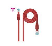 Nanocable 10.20.1702-R Câble Réseau Rouge 2m Cat7 SF/UTP (S-FTP) RJ-45 Mâle/Mâle 10GBase-T 600MHz LSZH Cuivre AWG26 RoHS