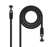 Nanocable 10.20.2002-BK câble de réseau Noir 2 m Cat8.1 S/FTP (S-STP)