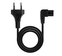 NANOCABLE 10.22.0502 - Câble d'alimentation coudé CEE7/16/M-C7/H, Noir, 1,8 m