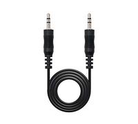 NANOCABLE 10.24.0105 - Câble Audio stéreo, JACK3.5/M-JACK3.5/M, mâle-mâle, 5mts