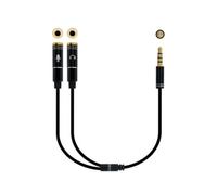 Nanocable 10.24.1202 câble audio 0,3 m 3,5mm 2 x 3.5mm Noir