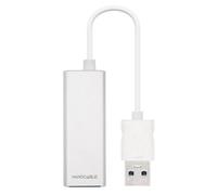 Nanocable Adaptateur réseau USB-A vers Ethernet 1 port argent