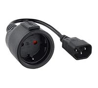 Nanocable Cable Adaptador C14-M a CEE7-H, 50cm